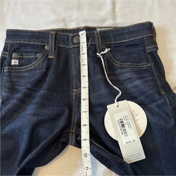 NEW Adriano Goldschmeid AG 25 Prima Ankle Cigarette Skinny Jeans ~ Dark Wash - Picture 5 of 10